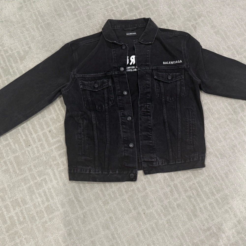 Balenciaga Men's Black Casual Jacket - Picture 3 of 15